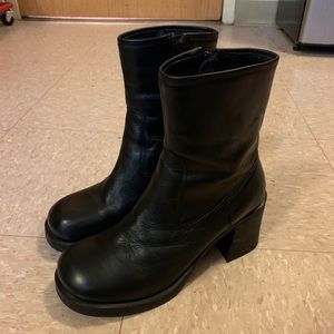 UO Christina Mid Calf Chunky Boots